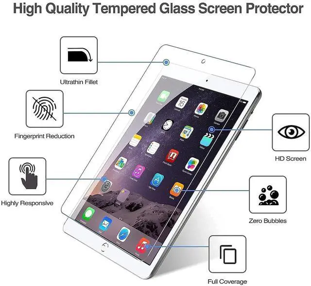 Alt view image 5 of 5 - ProCase Purple iPad Mini 1 2 3 Slim Lightweight Case (Old Model A1432 A1490 1455) Bundle with [2 Pack] iPad Mini 1 2 3 7.9" Screen Protectors