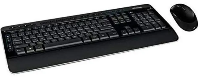 Alt view image 2 of 2 - Microsoft PP3-00002 Wireless Desktop 3050 with AES - Keyboard and Mouse (English)
