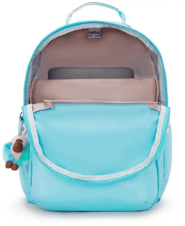 Alt view image 3 of 5 - Kipling Women's Seoul 15" Laptop Backpack, Durable, Roomy with Padded Shoulder Straps, Built-In Protective Sleeve