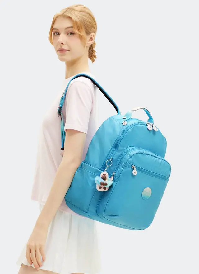 Alt view image 4 of 5 - Kipling Women's Seoul 15" Laptop Backpack, Durable, Roomy with Padded Shoulder Straps, Built-In Protective Sleeve