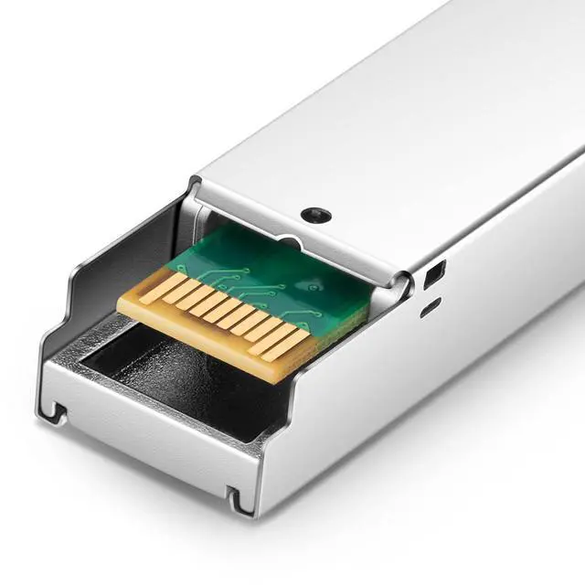 Alt view image 3 of 5 - SFP Module, 1000Base-SX Transceiver, 1.25G Gigabit Multimode SFP to LC, MMF 850nm 550m DOM, Mini-GBIC for Cisco GLC-SX-MMD, Meraki MA-SFP-1GB-SX, Mikrotik, Supermicro, Ubiquiti, Netgear - 2Pack