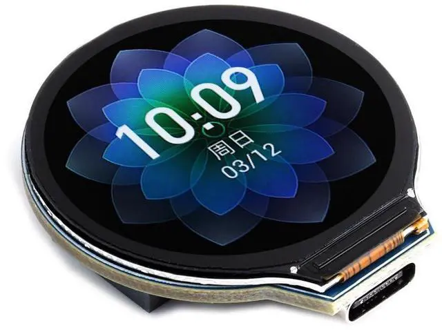 Main image of waveshare ESP32-S3 Development Board Onboard 1.28inch Round LCD Display,32-bit LX7 Dual-core Processor,Support 2.4 GHz Wi-Fi and Bluetooth 5(LE),Embedded GC9A01 Driver Chip