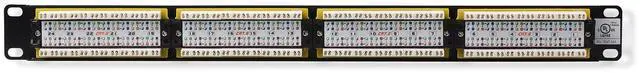 Alt view image 4 of 5 - Cable Matters [UL Listed 24 Port Cat6 Patch Panel Rackmount/Wall Mount & Snagless Cat 6 Ethernet Cable - 25ft in Black