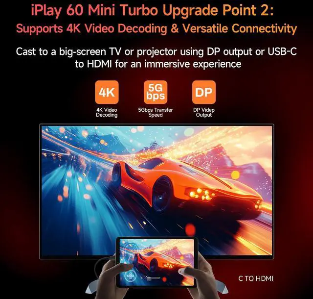Alt view image 4 of 5 - ALLDOCUBE iPlay60 Mini Turbo Tablet with Case
