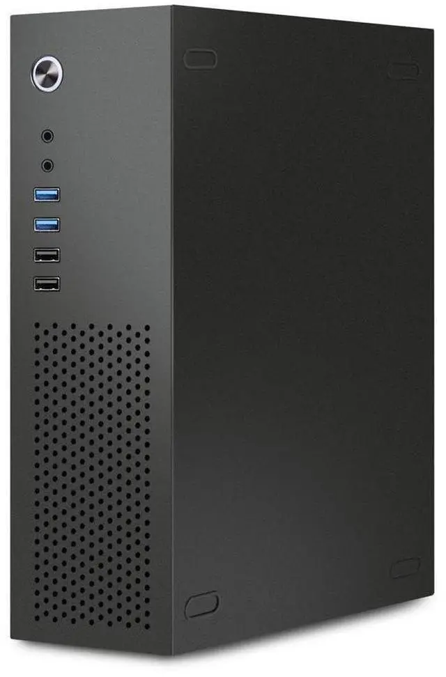 Alt view image 3 of 5 - HOENGAGER Small Form Factor Gaming PC Desktop Computer - AMD Ryzen 3 3200G 4-Core 3.6 GHz, 16GB DDR4 RAM, 1TB SSD, 11AC Wi-Fi, Win 11 Professional Desktop PC, Black