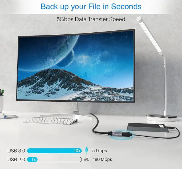 Alt view image 2 of 5 - BlueRigger USB 3.0 Extension Cable (10FT - 2Pack, 5 Gbps, in-Wall CL3 Rated, Type A Male to Female Cord) - Short USB Repeater Extender for VR Headset, Printer, Hard Drive, Keyboard, Mouse, Xbox