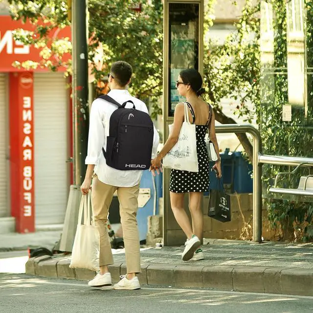 Alt view image 3 of 5 - HEAD Waterproof Travel Backpack for Women & Men, Lightweight Laptop Backpack Computer Bags fits 15.6 inch Notebook, Casual Daypack College Backpacks for Weekender Overnight/Sports Gym/Work/Fitness