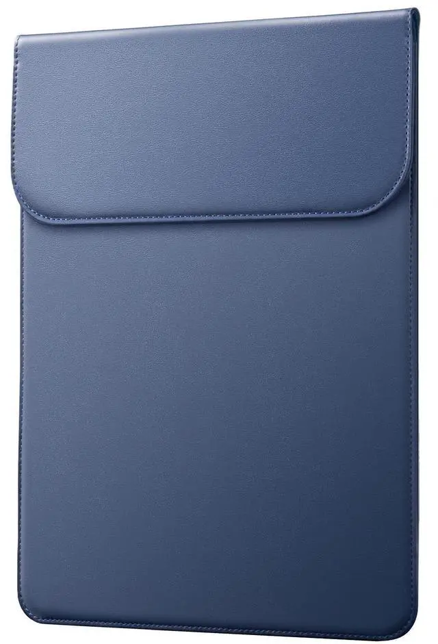 Main image of JETech Slim Laptop Sleeve for MacBook Air 13-Inch (M4/M3/M2) 2022-2025, MacBook Pro 13-Inch (M2/M1) 2016-2022, PU Leather Case (Navy)