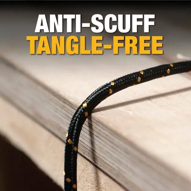 Alt view image 5 of 5 - DEWALT Heavy Duty USB C Cable, Jobsite 60 Watt USB C Cable, High Speed Type-C to Type-C, Fast Charge PD USBC Fast Charging Cord for iPhone 16/15 Plus Pro Max, MacBook, iPad, Samsung Galaxy, 10 ft