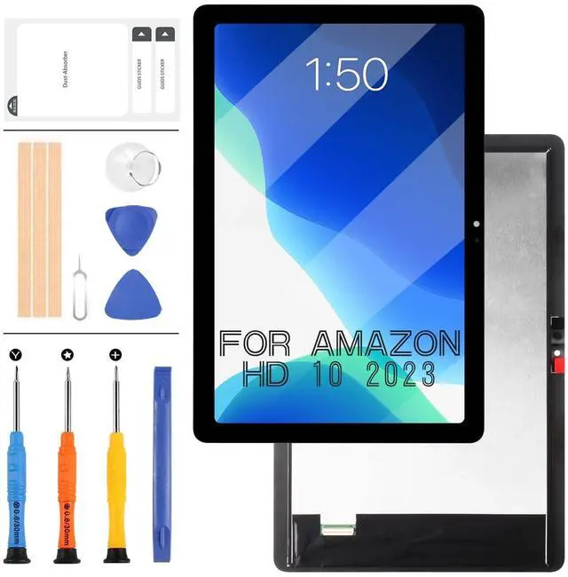 Main image of LCD for  Fire HD10 Kids Pro 2023 TG425K Screen Replacement for  Fire HD10 2023 10.1" LCD Display Touch Screen Digitizer Assembly Repair Kit with Tools(Black)