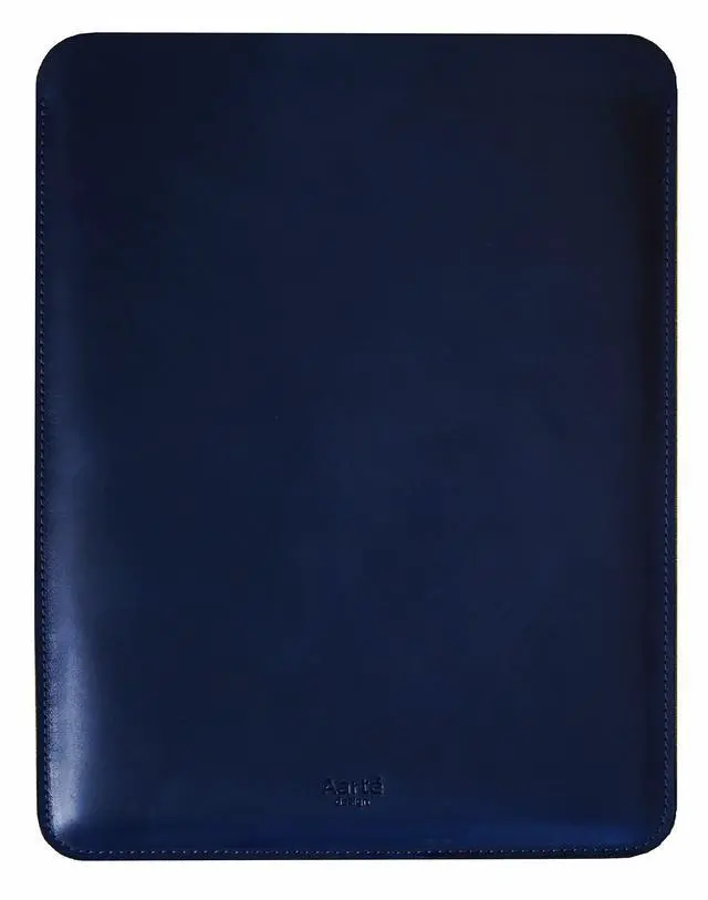 Main image of Leather Case for MacBook Air 15 inch 2023 2024 2025 M2 M3 M4 Laptop Genuine Leather Sleeve Case Vintage Sleeve for MacBook Air 15" Night (Blue)