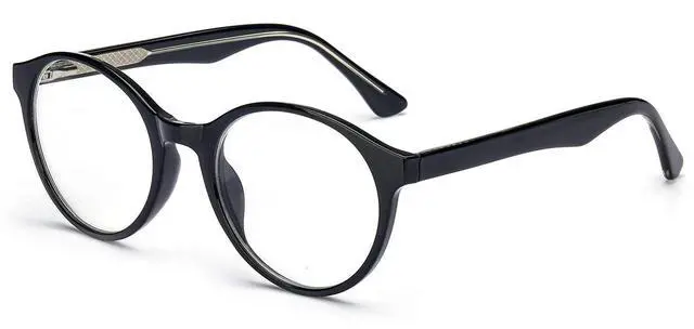 Main image of ANRRI Retro Round Blue Light Blocking Glasses Women Men Computer Eyeglasses Anti Blue Light Glasses with Anti Eyestrain & UV Glare for Gaming Black Frame