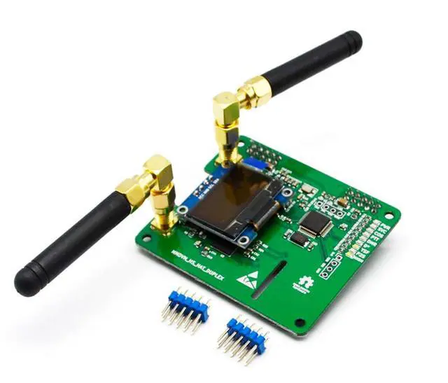 Alt view image 4 of 5 - AURSINC MMDVM Duplex Hotspot Module Dual Hat V1.5.2 with 0.96 OLED Display Support P25 DMR YSF NXDN DMR Slot 1 + Slot 2 for Raspberry Pi, Pi Zero (with OLED)