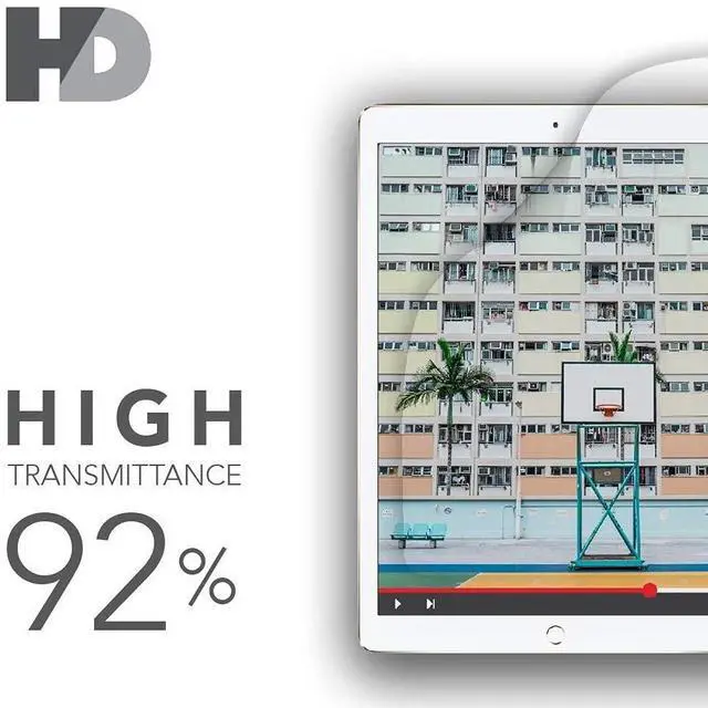 Alt view image 5 of 5 - ARMOR Flexible Glass Screen Protector for iPad Pro 12.9" (1st & 2nd Gen), 9H with HD