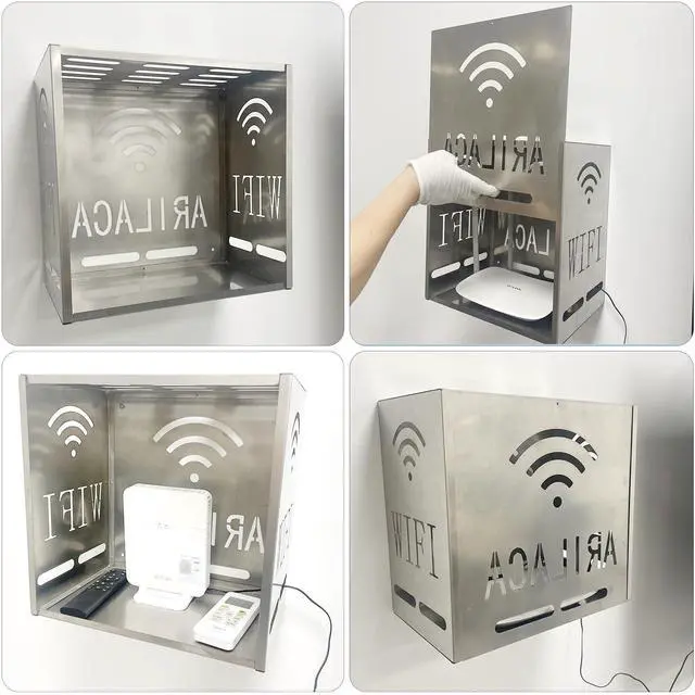 Alt view image 2 of 5 - Large Faraday Cage for WiFi Router Faraday Box WiFi Blocker E M F Blocker for Home Faraday Bags for WiFi Router E m f Protection