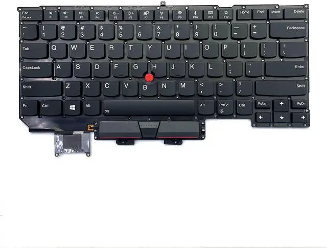 Main image of New US Layout Keyboard Backlit Replacement for Lenovo ThinkPad X1 Carbon 5th Gen 2017, for Thinkpad X1 Carbon 6th Gen 2018 01ER623 01ER664 01ER705