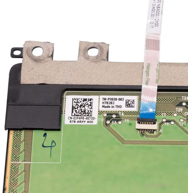 Alt view image 2 of 5 - New Touchpad Module Board Cable Replacement for Dell XPS 13 9350 9360 Trackpad P6CK7 0P6CK7 GP4PR 0GP4PR TM-P3038 NBX0001QY00