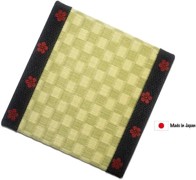 Main image of Japanese Small Tatami Mat, Japanese Style Decoration, Home and Company Decoration, Mouse Pad, Tea Tray, Japanese Gift(Dark Blue)