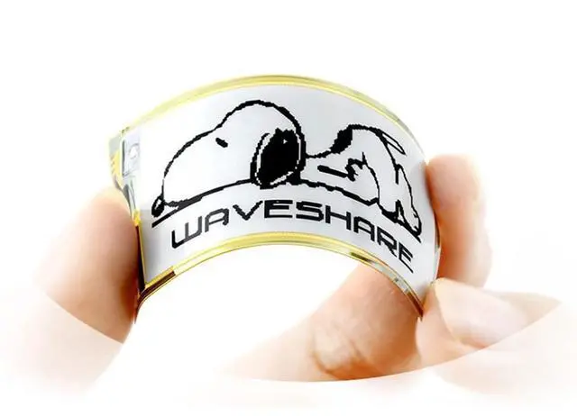 Alt view image 2 of 5 - Coolwell 2.13 Inch Flexible E-Ink Display HAT Module Black/White SPI Interface E-Paper for Raspberry Pi 2B/3B/Zero/Zero W Supports Partial Refresh for Curved Surface Display