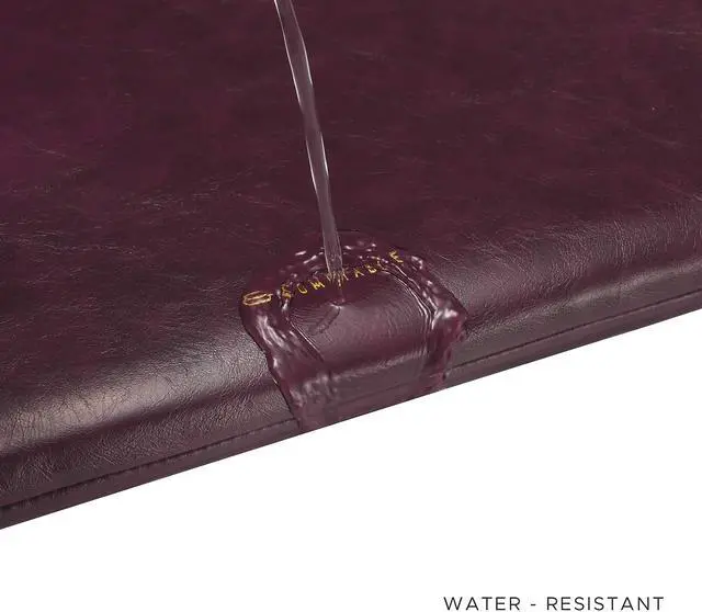 Alt view image 3 of 5 - Comfyable Slim Protective Laptop Sleeve 15 Inch 14 Inch, PU Leather Bag Compatible with 15" MacBook Air (Snug Fit) M4 2025 & 14" MacBook Pro M4 (Loose Fit), Computer Case for Mac, Berry Brown