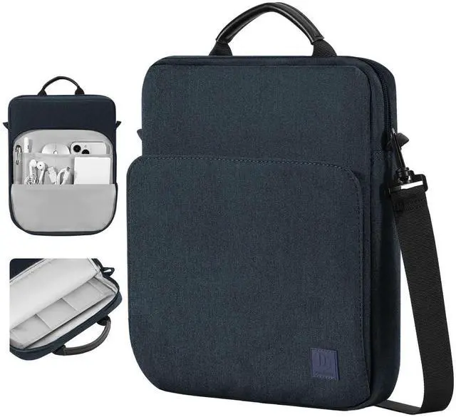 Main image of Dadanism 13 Inch Tablet Sleeve Shoulder Bag with Handle for iPad Pro 13" M4 2024, iPad Air 13", iPad Pro 12.9", Galaxy Tab S10+ Plus/S9 FE+/S9+ Plus 12.4", Remarkable Paper Pro 11.8", Indigo