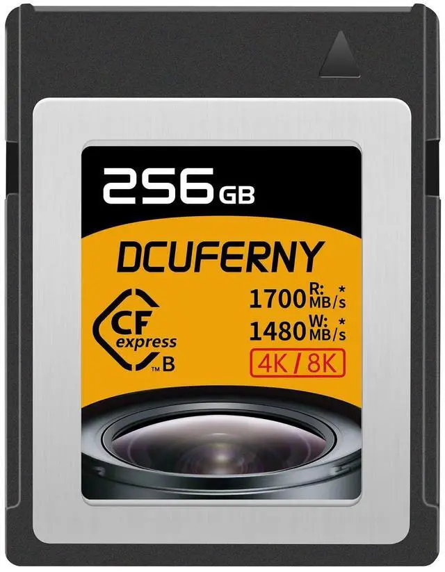 Main image of 256G CFexpress Type B Memory Card,Up to1700MB/s Read1480MB/s,Write Raw 4K/8K Video Recording for Express Transfer& Large Storage For Nikon Z6/Z7/Z9/D6,Canon EOS1DX/EOS-R5,Panasonic S1/S1R,DJI Ronin 4D
