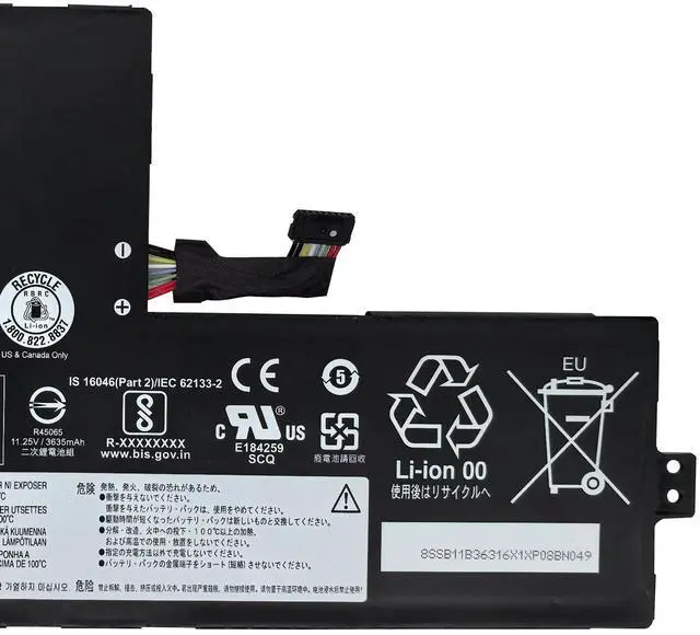 Alt view image 3 of 5 - FCZFCZ L20M3PG2 Replacement for Lenovo 500e Chromebook Gen3 / 100e Chromebook Gen3 / 100e Chromebook Gen3 / Flex 3 Chrome-11M836 / IdeaPad 3 Chrome-14M836 Series L20D3PG2 L20L3PG2 11.25V 42Wh