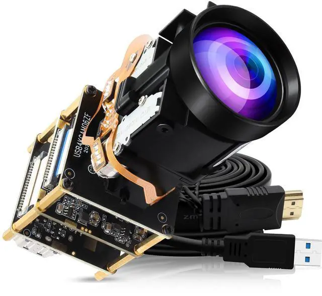 Main image of ELP 12X Zoom 4K 30fps USB Camera Module 1080P 60fps HDMI USB Webcam Autofocus Manual Zoom Infrared Remote Control PC Camera H.265 H.264 High Speed Webcamera for Church Streaming Video Conference