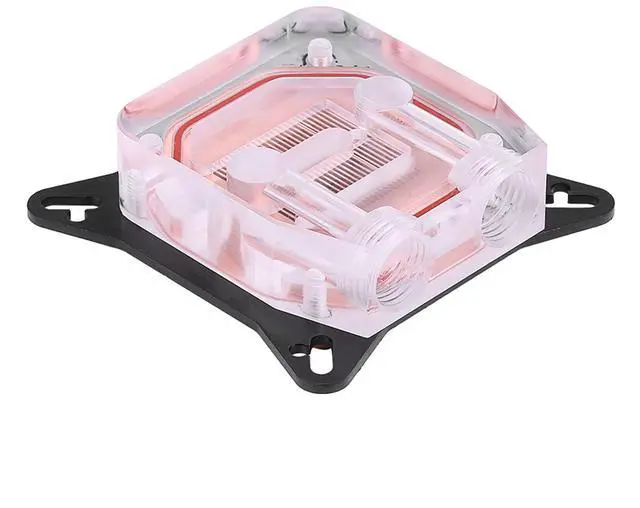 Alt view image 5 of 5 - GPU Water Block Water Cooling Cooler Base, Copper POM Metal Water Cooling System Parts Kits for DIY PC with Waterway Component