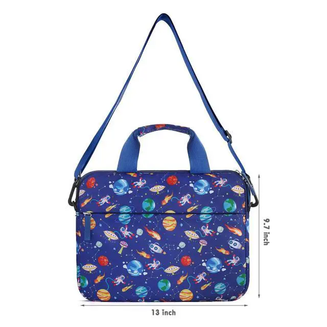 Alt view image 2 of 5 - Foxstory Kids Tablet Case for Boys, Kids Tablet Bag Sleeve for Fire HD 10, HD 8, Kindle, Space Blue