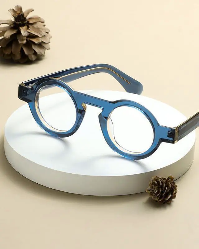 Alt view image 5 of 5 - Blue Light Blocking Glasses - Anti Glare & Eyestrain, 99% Filter, Lightweight Acetate Frame for Gaming/Office/Reading