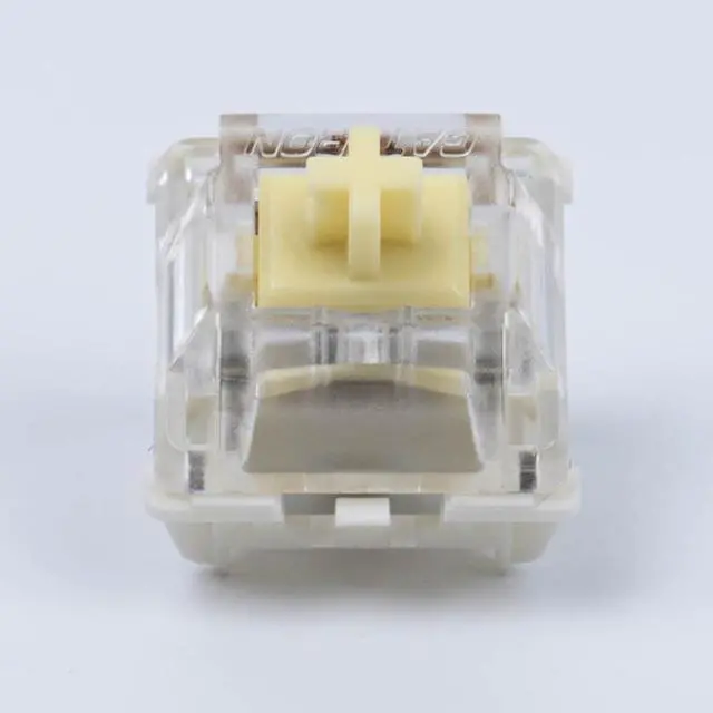 Alt view image 2 of 5 - GATERON Jupiter Banana Keyboard Switches, Tactile 59gf RGB LED 5 Pin Factory Pre-lubed Key Switches for MX Mechanical Keyboard(Banana,110PCS)
