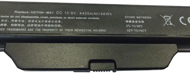 Alt view image 5 of 5 - GHU New Battery HSTNN-LB51 HSTNN-IB52 HSTNN-IB51 HSTNN-IB62 451086-121 451085-141 Compatible with HP Compaq 510 511 550 610 Series Notebook 6720S 6730S 6730 6735S 6820S 6830S