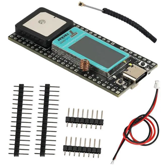 Main image of Wireless Tracker Development Kit LoRa 915MHz SX1262 ESP32-S3 WiFi+BT UC6580 GPS GNSS Receiver for Arduino Meshtastic IoT LoRaWAN
