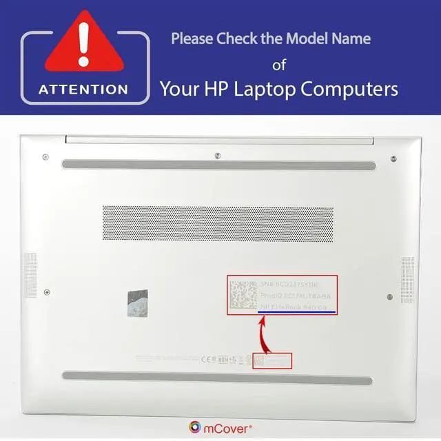 Alt view image 3 of 5 - mCover Case Only Compatible for 2022~2024 14" HP EliteBook 840 (Intel CPU) | 845 (AMD CPU) | ZBook Firefly 14 G9 / G10 / G11 Series Windows PC (NOT Fitting Any Other HP Models) - Orange