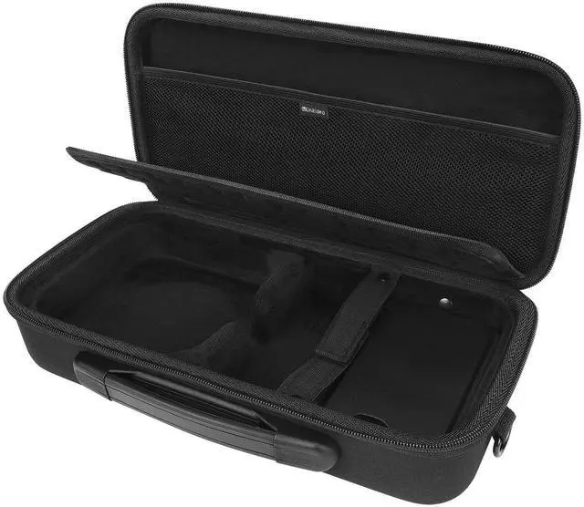 Alt view image 2 of 5 - Linkidea Hard Shell Travel Carrying case, Compatible with Apple 2024 Mac Mini Desktop Computer, Magic Keyboard, Magic Mouse and Magic Trackpad Protective Travel Bag (Black)