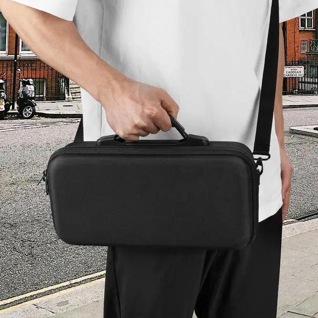 Alt view image 5 of 5 - Linkidea Hard Shell Travel Carrying case, Compatible with Apple 2024 Mac Mini Desktop Computer, Magic Keyboard, Magic Mouse and Magic Trackpad Protective Travel Bag (Black)