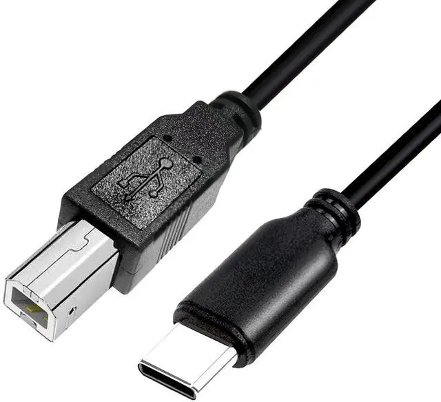 Main image of YOTETION Long Slim USB2.0 C Printer Cable 40ft, USB C to USB B Cable USB 2.0 Cable High Speed USB Printer USB2.0 C to B Cable Scanner Printer Cord to Computer for HP Canon Brother Dell Epson OD2.8MM