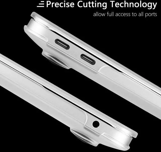 Alt view image 5 of 5 - Loyrina Compatible with MacBook Pro 13 inch Case 2023-2016 A2338 A2251 A2289 A2159 A1989 A1708 A1706, Ultra-Thin & Anti-Fingerprints Case for MacBook Pro 13.3" with Touch Bar & Touch ID, Transparent