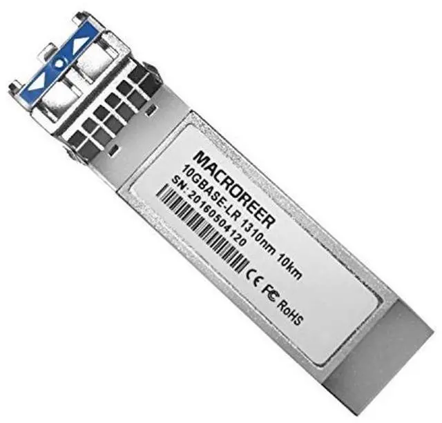 Alt view image 3 of 5 - Macroreer 10GBase-LR SFP+ LC Transceiver, 10G Single-Mode Module for Brocade 10G-SFPP-LR Transceiver 1310nm 10km SFP+ 10 GBPS LR Optical SFP Module