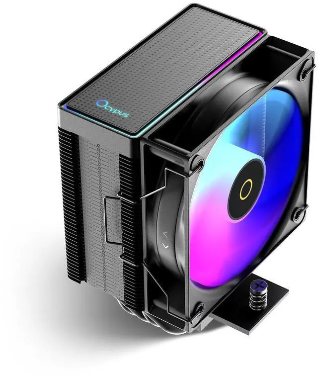Main image of Gamma A40 ARGB BK CPU Cooler,100mm PWM Fan,133mm Height Single Tower Computer Compact CPU Air Cooler,4 Copper Heat Pipes,ARGB Function,Fancy Top Cover,for Intel LGA 115X/1200/1700/1851&AMD AM4/AM5