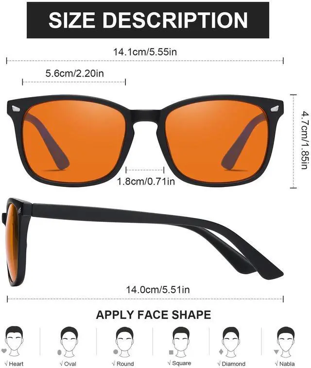 Alt view image 3 of 5 - Okany Blue Light Blocking Glasses for Computer, TV, Gaming Improve Sleep by Naturally Producing Melatonin for Women + Men