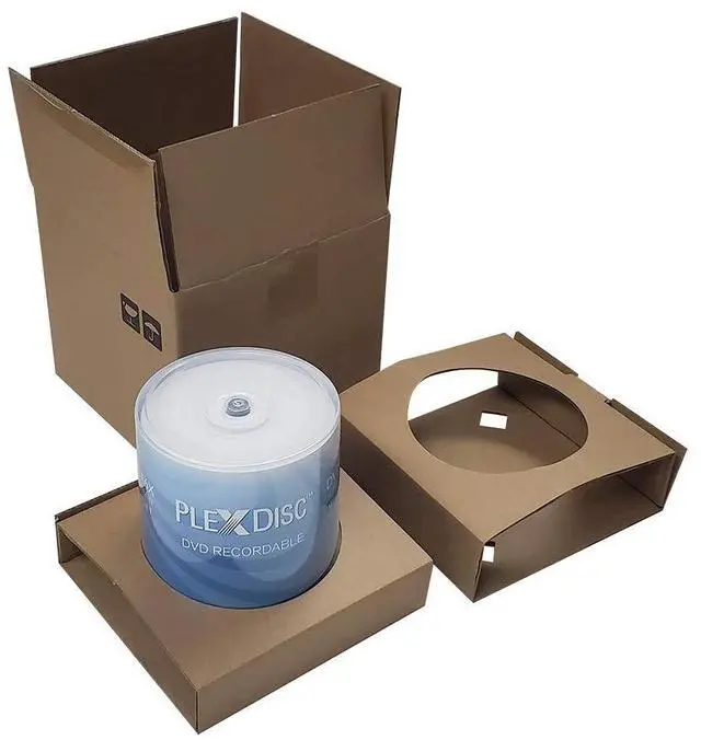 Alt view image 3 of 5 - PlexDisc DVD-R 4.7GB 16X White Inkjet Hub Printable | 100 Pack Cake Box (FFP) | Blank DVDs for Video Burning | Recordable Media Discs