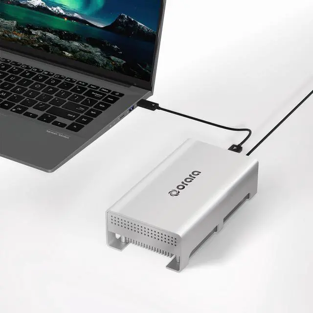 Main image of USB4 40Gbps U.2 SSD Enclosure, Compatible with Thunderbolt 4 to U.2 NVMe SSD Case, Up to 3000Mb/s, Type C to U.2(SFF-8639) PCIe Adapter, External 2.5" U.2 Case for Thunderbolt 4/3/USB3.2/3.1