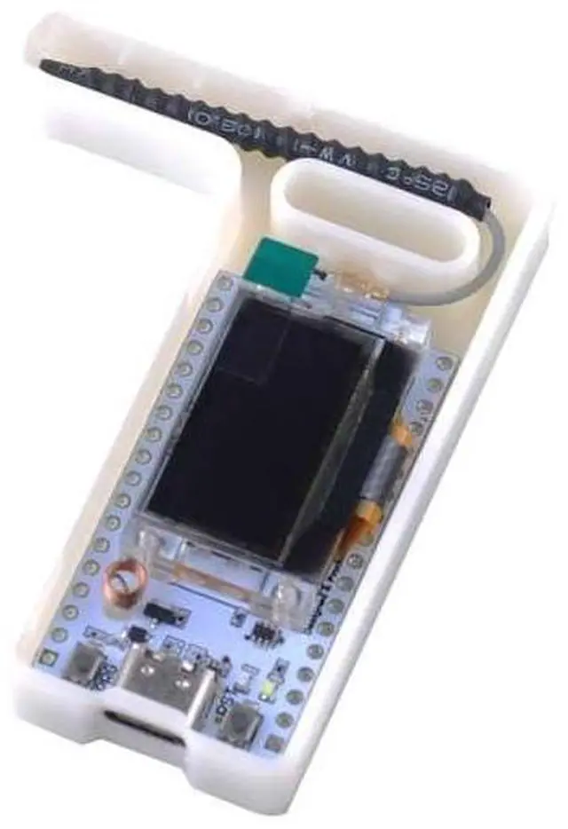 Alt view image 2 of 5 - RCmall LoRa32 V3 ESP32 Development Board, WiFi Bluetooth, 0.96-inch OLED Display, Dual-core SX1262 CP2102, TypeC 915MHz Antenna Protect Case for Meshtastic NodeMCU IoT