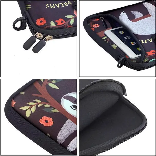 Alt view image 3 of 5 - RICHEN 17 inch Laptop Shoulder Bag Carrying Case with Handle Fits 15.6/16/17/17.3/17.4 inch Laptop Notebook (16-17.3 inch, Sloth)