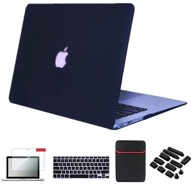 Main image of Se7enline Compatible with MacBook Pro 13 inch Case Model A1278 with CD-Rom 2010/2011/2012 Laptop Hard Shell Protective Case&Sleeve Bag&Keyboard Cover Skin&Screen Protector&Dust Plug,Matte Black