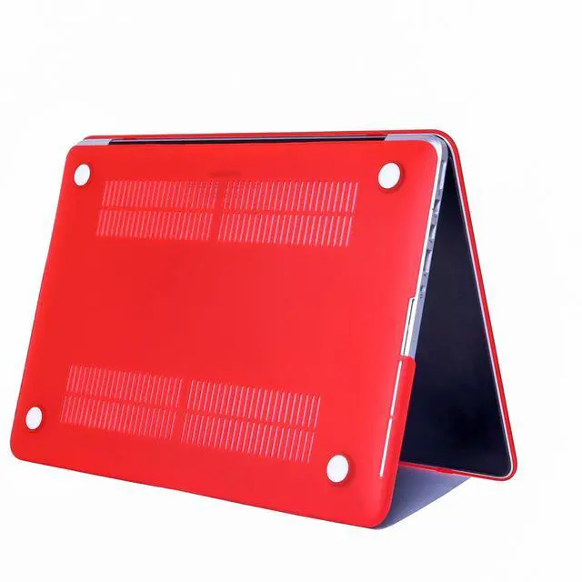 Alt view image 5 of 5 - Se7enline Compatible with MacBook Pro Case 15 inch Model A1398 2015/2014/2013/2012 Laptop Hard Shell Protective Case&Sleeve Bag&Keyboard Cover Skin&Screen Protector&Dust Plug,Red