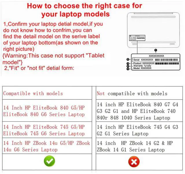 Alt view image 2 of 5 - Alapmk Protective Case Cover for 14" HP EliteBook 840 G5 G6/EliteBook 745 G5 G6/ZBook 14u G5 G6 Laptop(Note:Not fit EliteBook 840 745 G4 G3 G2 G1/ZBook 14u G4/ZBook 14 G2/ZBook 14 G1),Starry Night