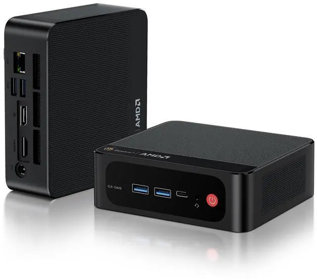 Main image of Beelink SER5 Pro Mini PC, AMD Ryzen 7 5825U(up to 4.5GHz) 8C/16T, Mini Computer 16GB DDR4 RAM 500GB NVMe SSD, Mini Desktop Computer 4K@60Hz Triple Display HDMI&DP&USB-C WiFi6/BT5.2/WOL/HTPC/W-11 Pro